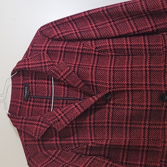 Talbots Women's Wool Plaid Jacket Size 10 - Picture 4 of 9